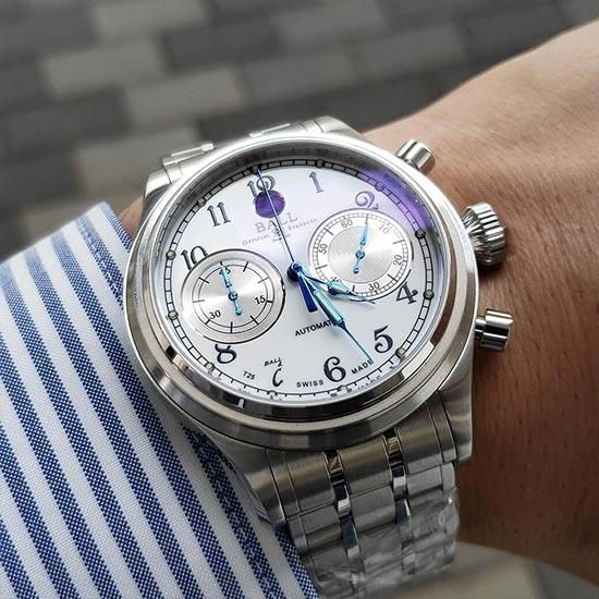 BALL WATCH ボールウォッチ トレインマスター キャノンボール II  CM1052D-S3J-WH