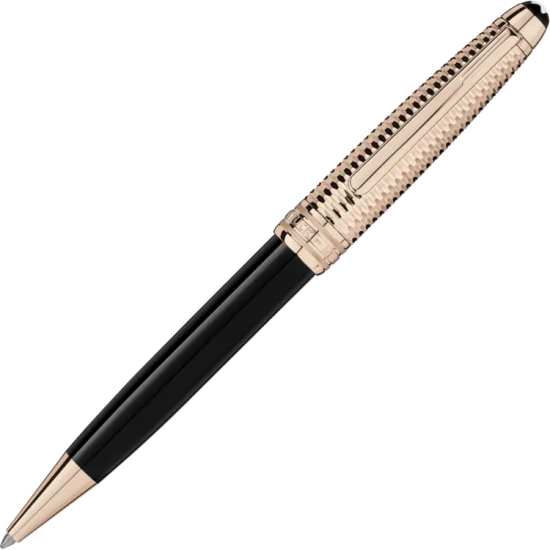 MONTBLANC モンブラン マイスターシュテュック ドゥエ ジオメトリー シャンパンゴールドコート クラシック ボールペン MB118095