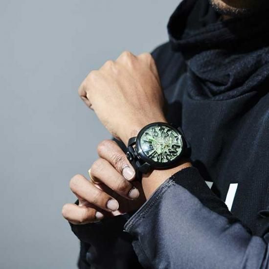 GAGA MILANO MANUALE 48MM　SKELETON 5312.02.OR(マヌアーレ48mm)