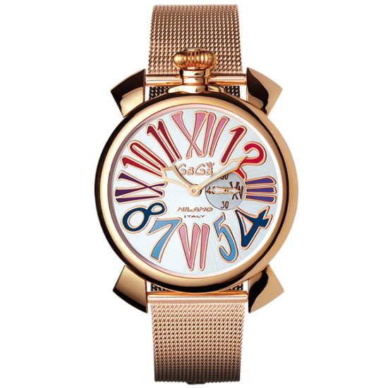 GAGA MILANO SLIM 46MMGOLD PLATED,5081.1[46mm]