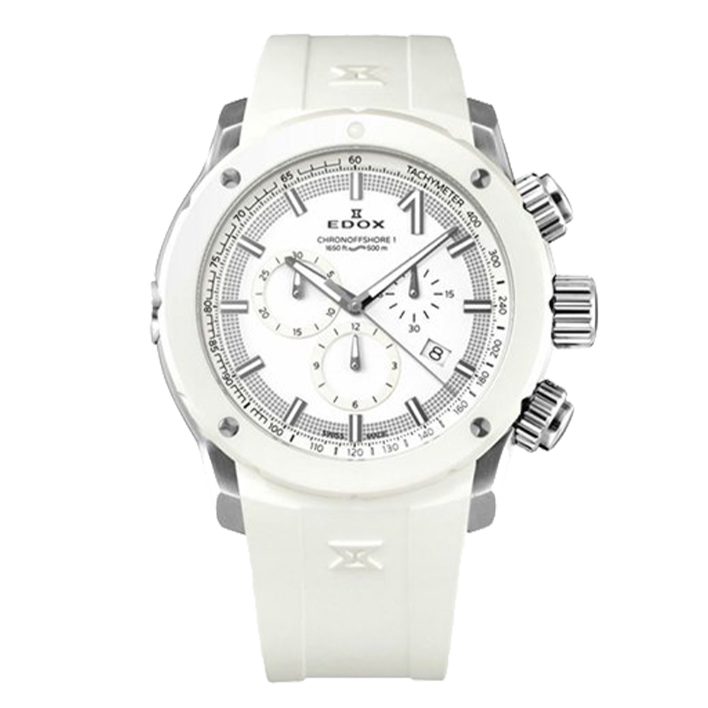 中古)EDOX エドックス クロノオフショア1 クロノグラフ 10221