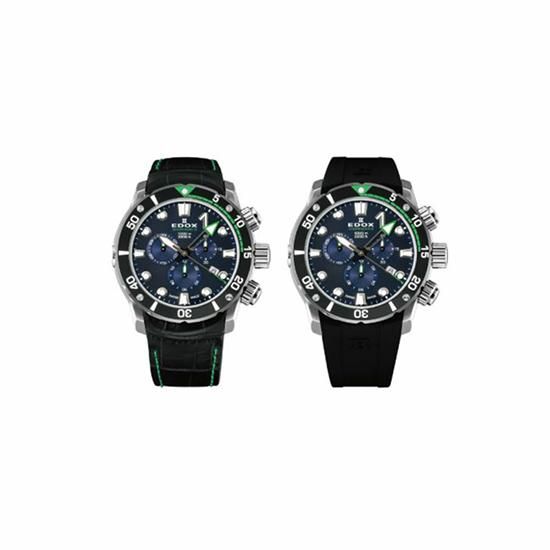  【世界限定333本】 10241-TIV-BUIN EDOX エドックス クロノオフショア1 シャークマン3 クロノグラフ ウルトラマリン シートゥスカイリミテッドエディション