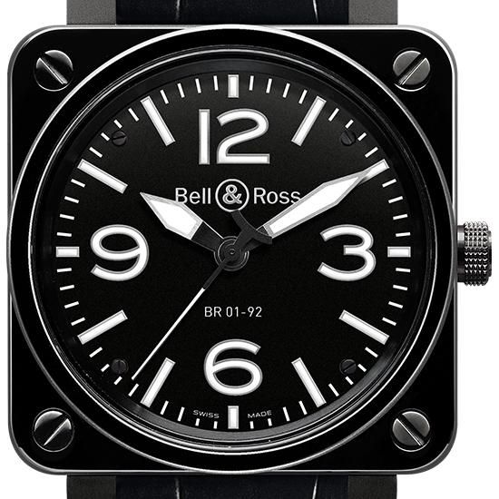 BR01-92BC-AL ベル&ロス BR01-92 ブラックセラミック - 高級腕時計