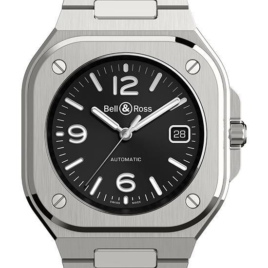 BR05A-BL-ST/SST ブラックスチール Bell & Ross ベル&ロス インストゥルメント BR05