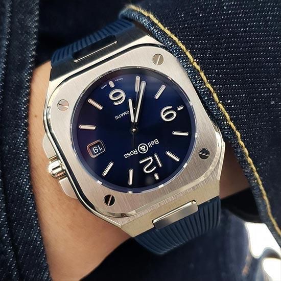 BR05A-BLU-ST/SRB ブルースチール Bell & Ross ベル&ロス インストゥルメント BR05