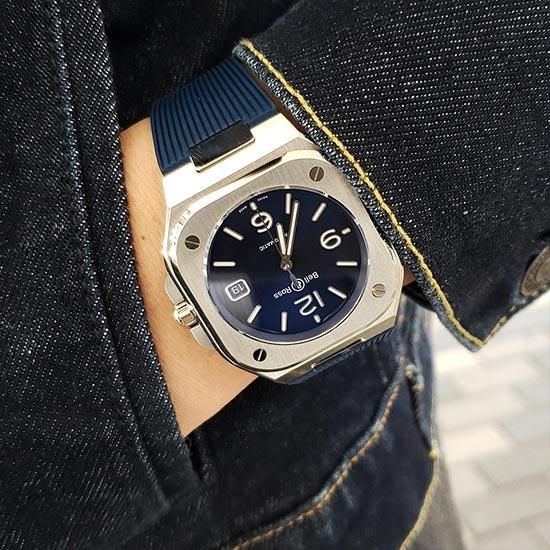 BR05A-BLU-ST/SRB ブルースチール Bell & Ross ベル&ロス インストゥルメント BR05
