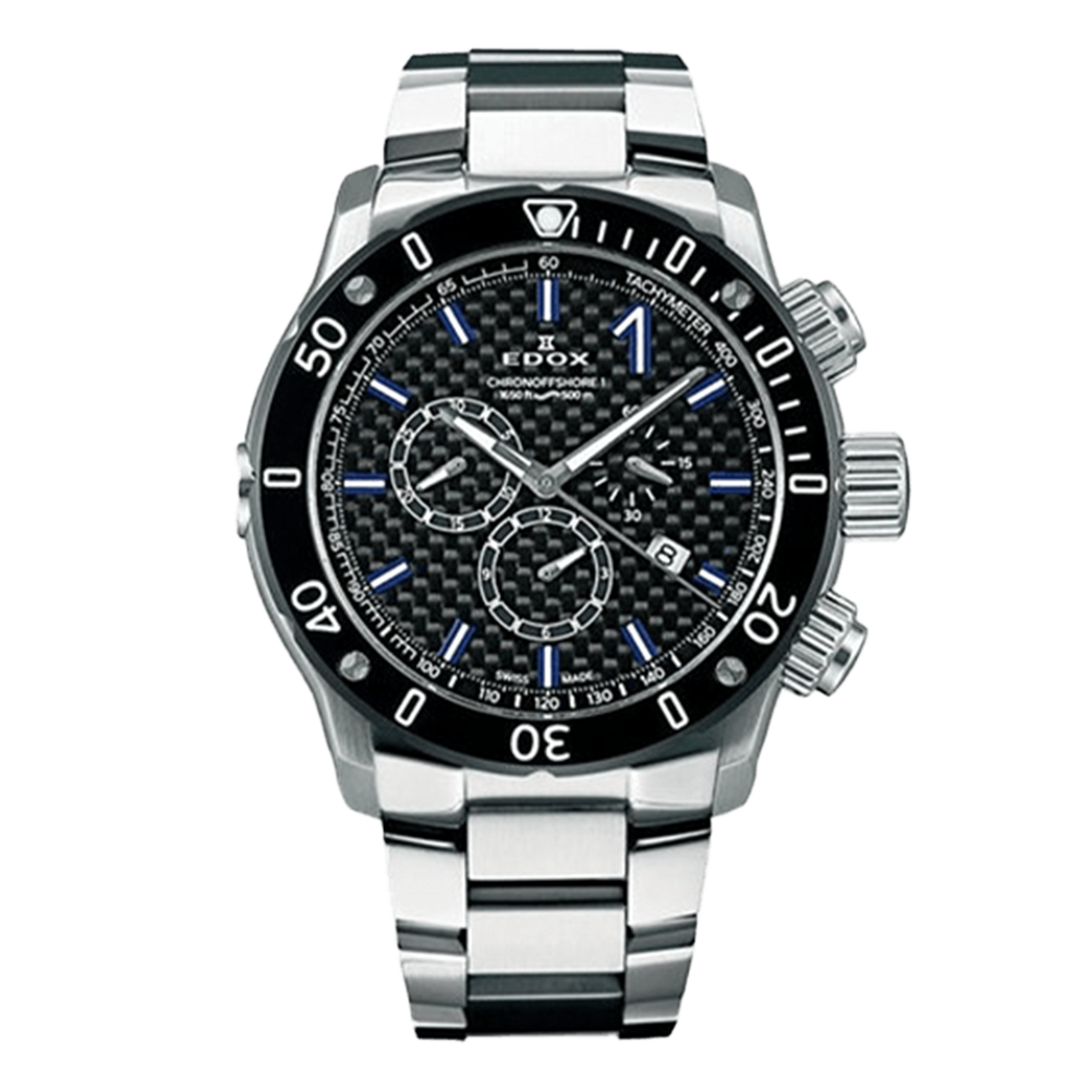 10221-3M-NIBU2 EDOX エドックス クロノオフショア1 クロノグラフ