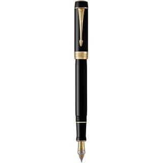 DUOFOLD デュオフォールド クラシック ブラックGT センテニアル万年筆 F（1931381）18金ペン先