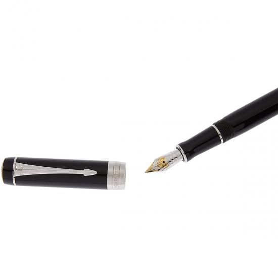 DUOFOLD デュオフォールド クラシック ブラックCT インターナショナル万年筆 F（1931387）18金ペン先