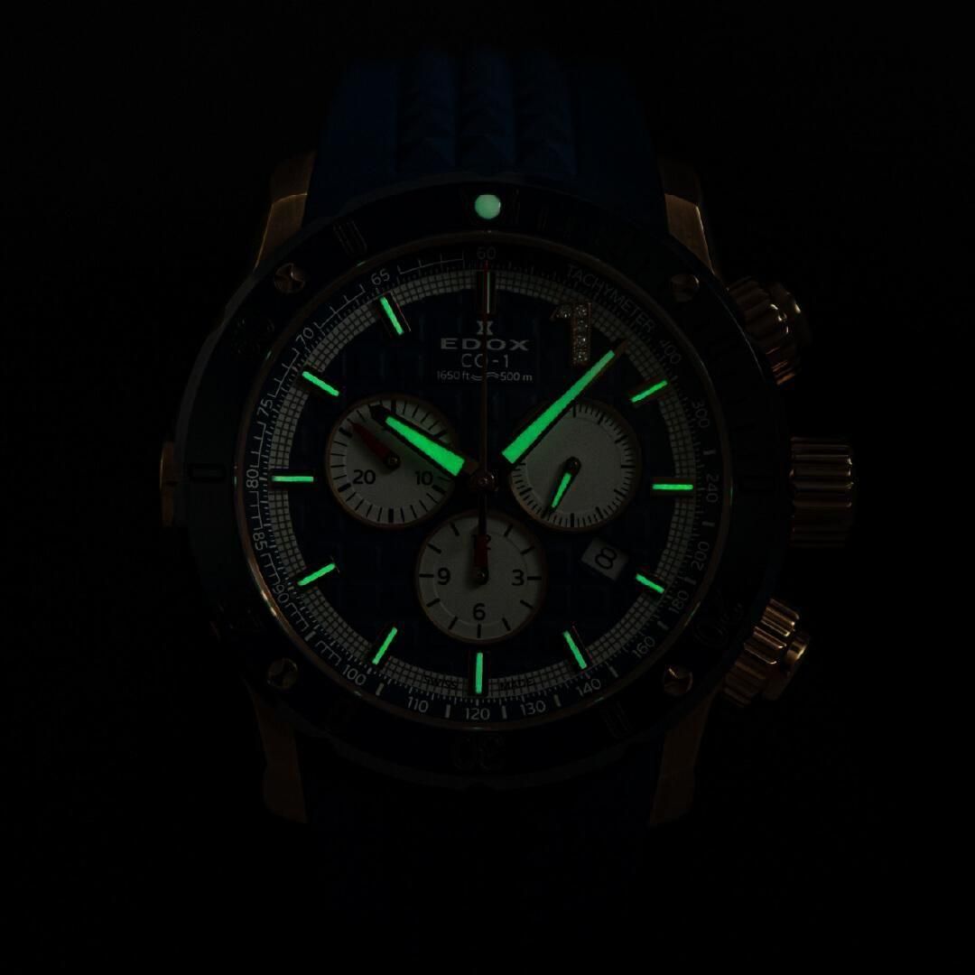  【世界限定300本】 10221-37RBU9-BUIDR9 EDOX エドックス クロノオフショア1 クロノグラフ リミテッドエディション