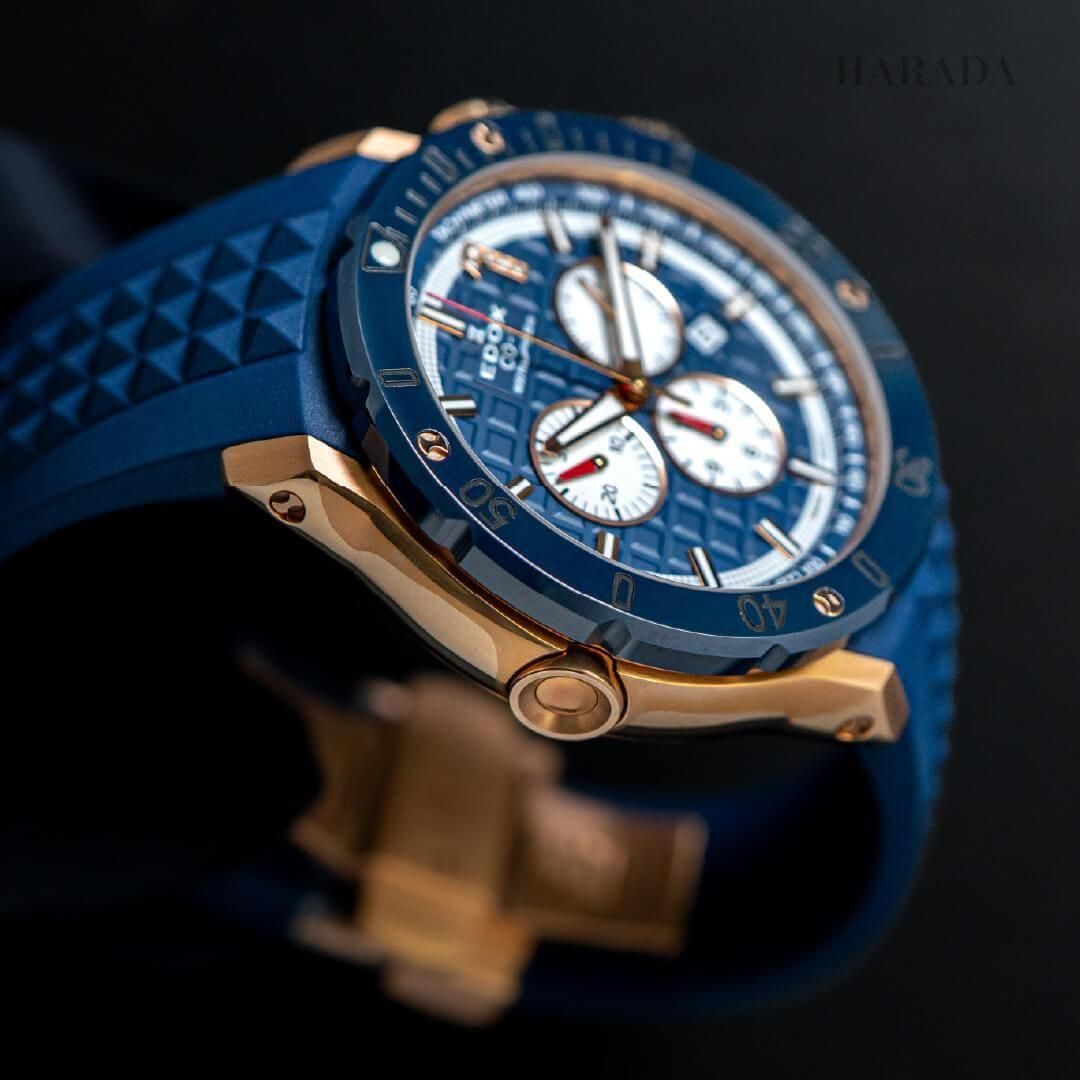  【世界限定300本】 10221-37RBU9-BUIDR9 EDOX エドックス クロノオフショア1 クロノグラフ リミテッドエディション