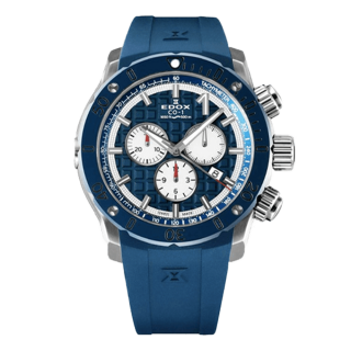 10221-3BU9-BUIN9 EDOX エドックス クロノオフショア1 クロノグラフ