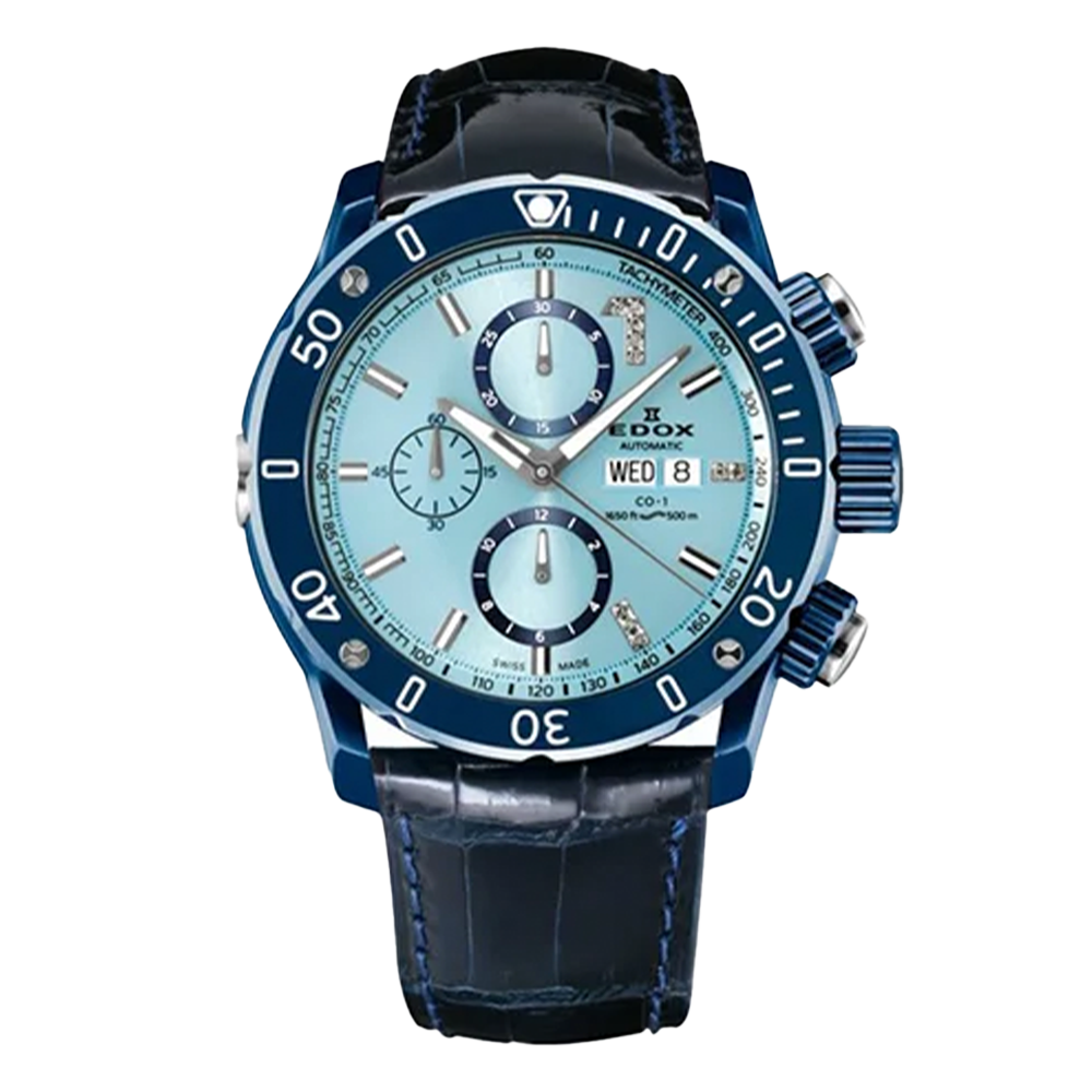 XL 即日 世界限定300本】 01122-357BU8-BUIN8 EDOX エドックス クロノ