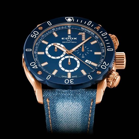 世界限定300本】 10221-37RBU3-BUIR8 EDOX エドックス クロノ