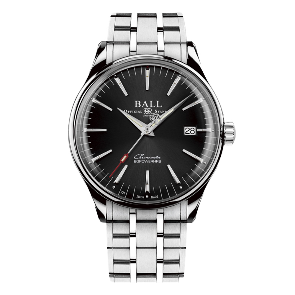 BALL WATCH ボールウォッチ トレインマスター マニュファクチュア 80 NM3280D-S1CJ-BK