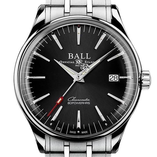 BALL WATCH ボールウォッチ トレインマスター マニュファクチュア 80 NM3280D-S1CJ-BK
