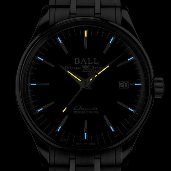 BALL WATCH ボールウォッチ トレインマスター マニュファクチュア 80 NM3280D-S1CJ-BK