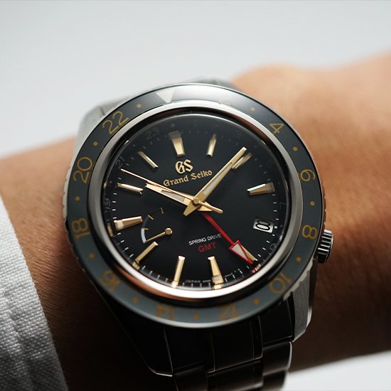 グランドセイコー Grand Seiko SBGE215 ブラック メンズ 腕時計