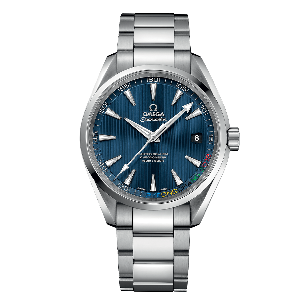 522.10.42.21.03.001 OMEGA オメガ シーマスター アクアテラ 150M 41.5MM ピョンチャン 2018 リミテッドエディション