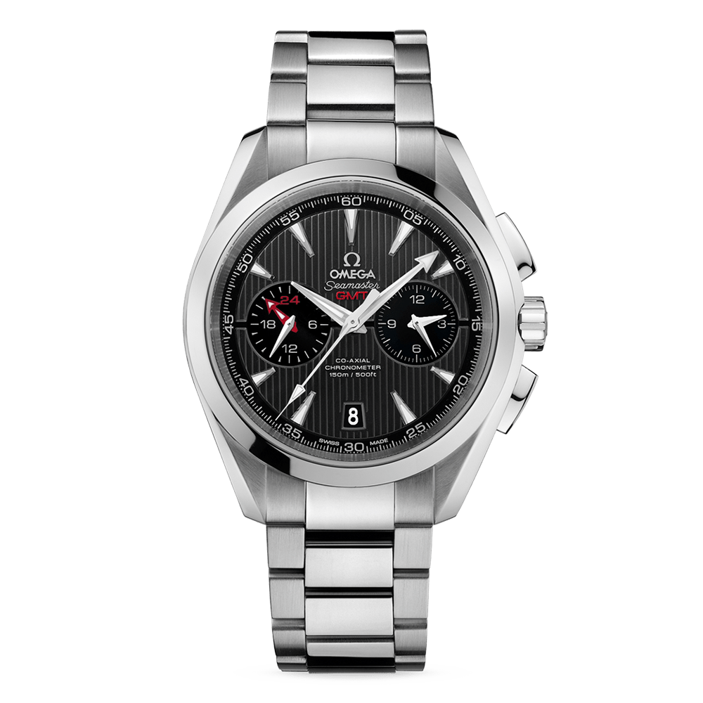 231.10.43.52.06.001 OMEGA オメガ シーマスター アクアテラ 150M GMT 43MM - 高級腕時計 正規販売店  ハラダHQオンラインショップ
