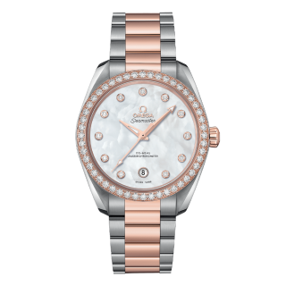 220.25.38.20.55.001 OMEGA オメガ シーマスター アクアテラ 150M レディス 38MM