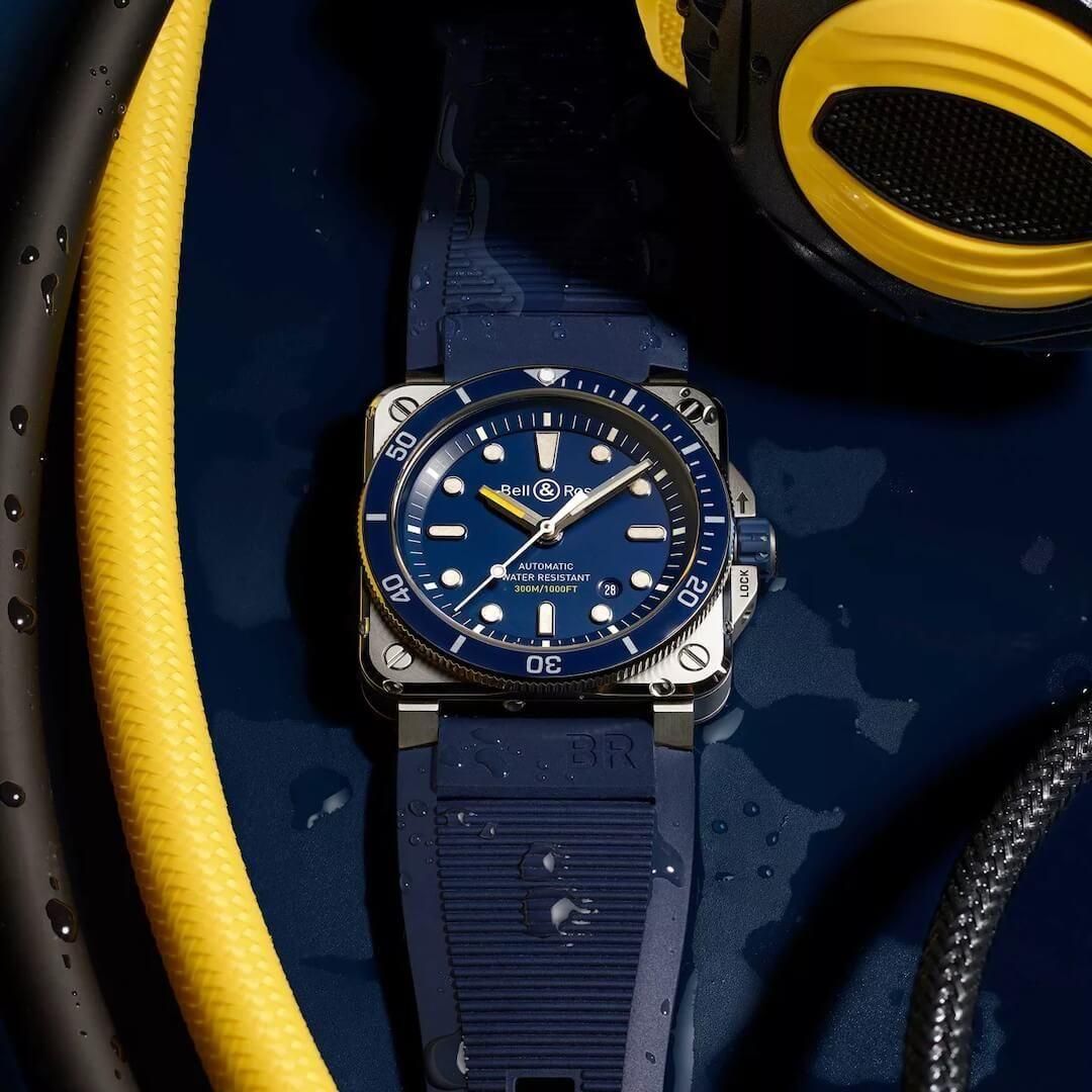  BR0392-D-BU-ST/SRB Bell & Ross ベル&ロス BR03-92 ダイバー ブルースチール