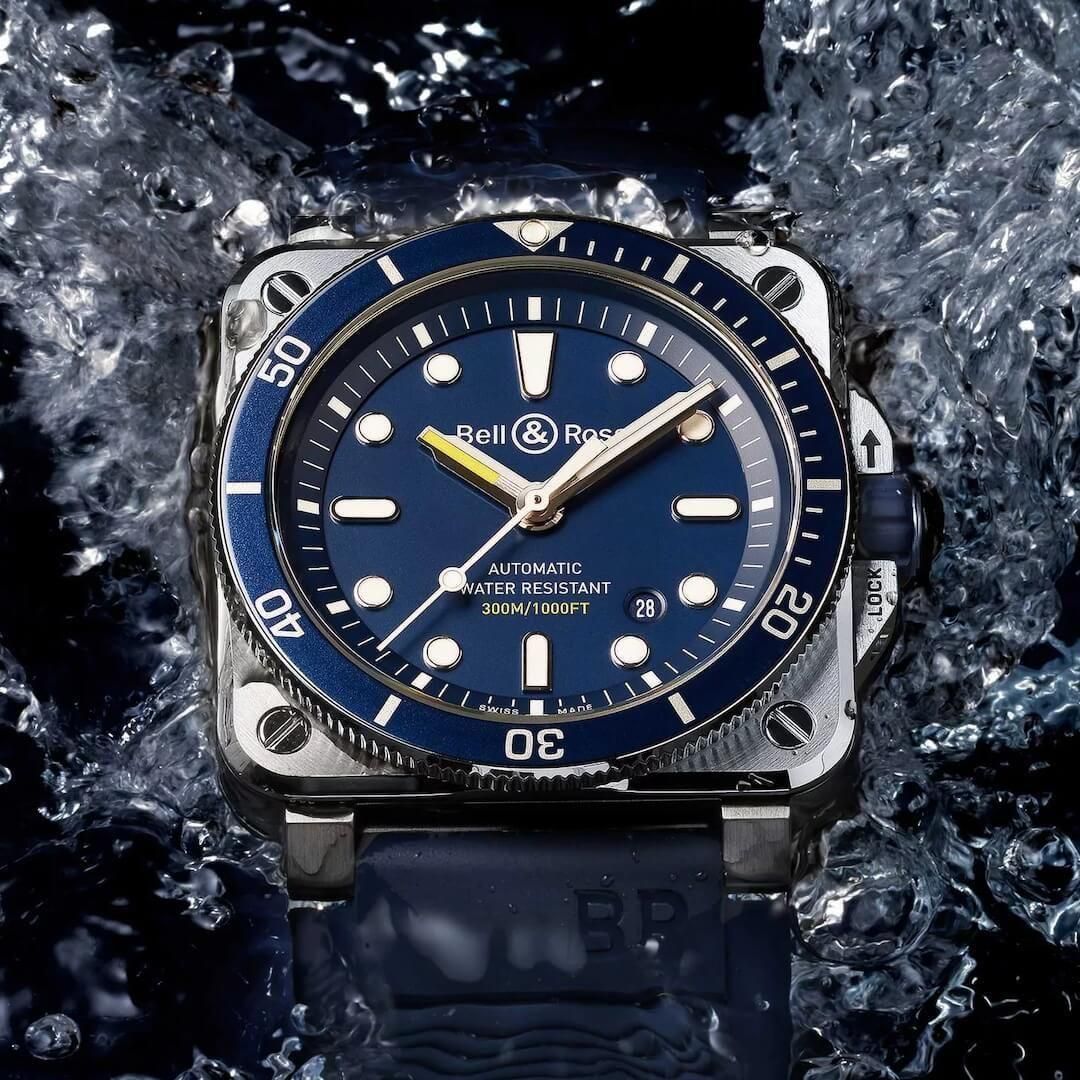  BR0392-D-BU-ST/SRB Bell & Ross ベル&ロス BR03-92 ダイバー ブルースチール