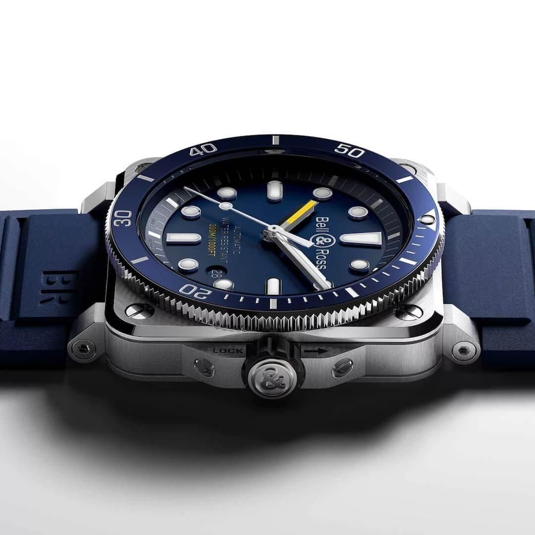  BR0392-D-BU-ST/SRB Bell & Ross ベル&ロス BR03-92 ダイバー ブルースチール