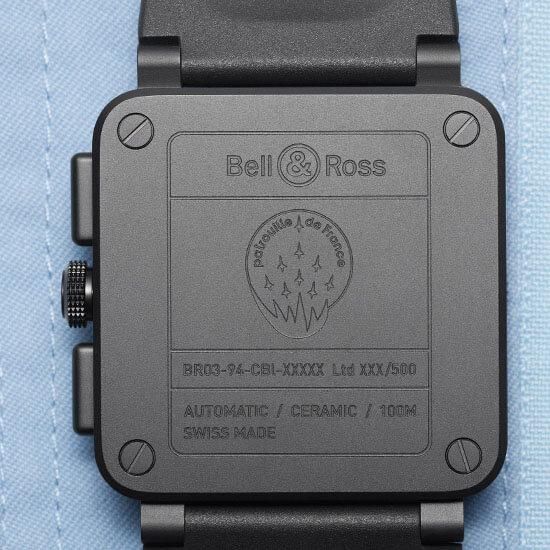  【世界限定500本】BR0394-PAF1-CE/SRB Bell & Ross ベル&ロス BR03-94 パトルイユ・ド・フランス