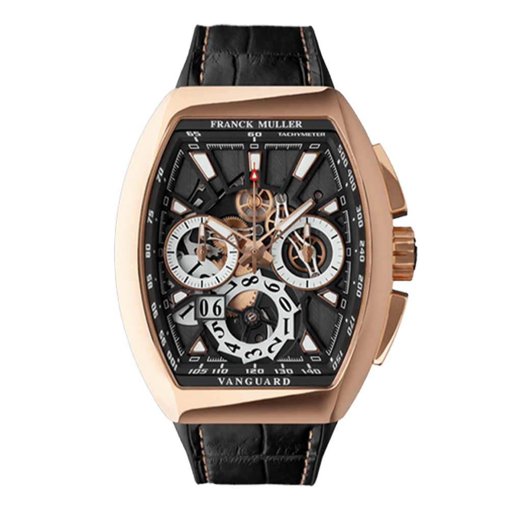 FRANCK MULLER フランクミュラー ヴァンガード グランデイト V45CCGDSQT 5NNR ブラック