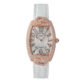 【限定 20本】FRANCK MULLER フランクミュラー トノウ カーベックス クー レリーフ ダイヤモンド 1752QZRELJHD 5N ホワイト