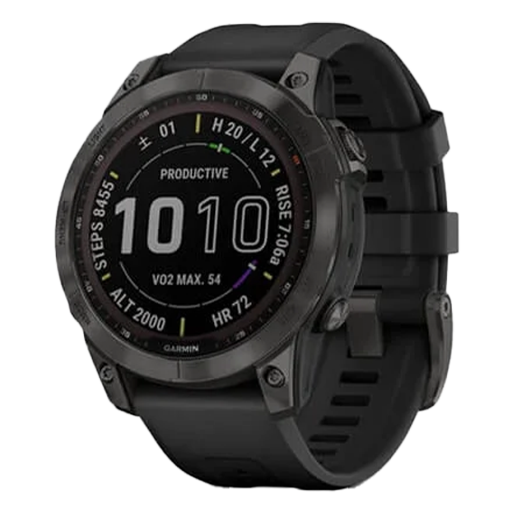 010-02540-29 GARMIN ガーミン フェニックス7 サファイア デュアル パワーカーボングレー DLC ブラック