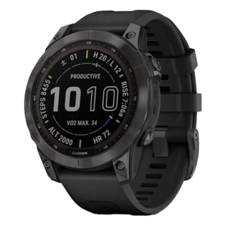 010-02540-29 GARMIN ガーミン フェニックス7 サファイア デュアル パワーカーボングレー DLC ブラック