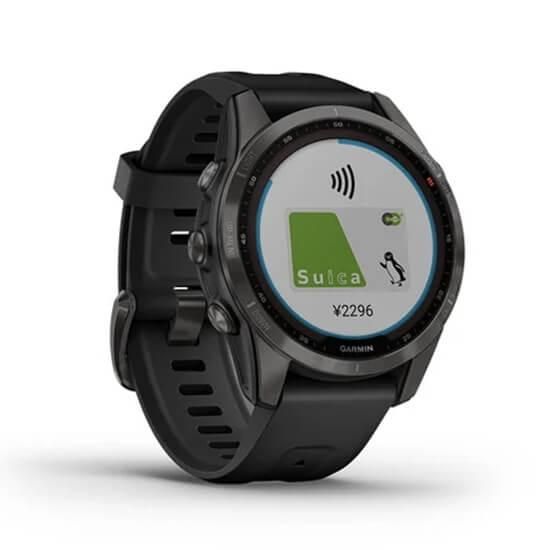 010-02539-48 GARMIN ガーミン フェニックス7S サファイア デュアル パワー ティ カーボングレー DLC ブラック