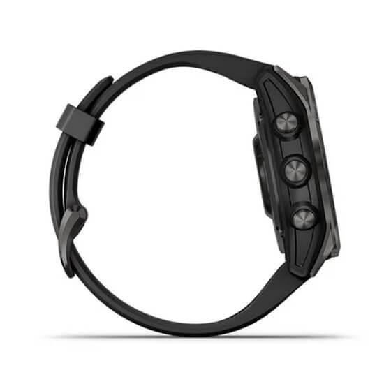 010-02539-48 GARMIN ガーミン フェニックス7S サファイア デュアル パワー ティ カーボングレー DLC ブラック