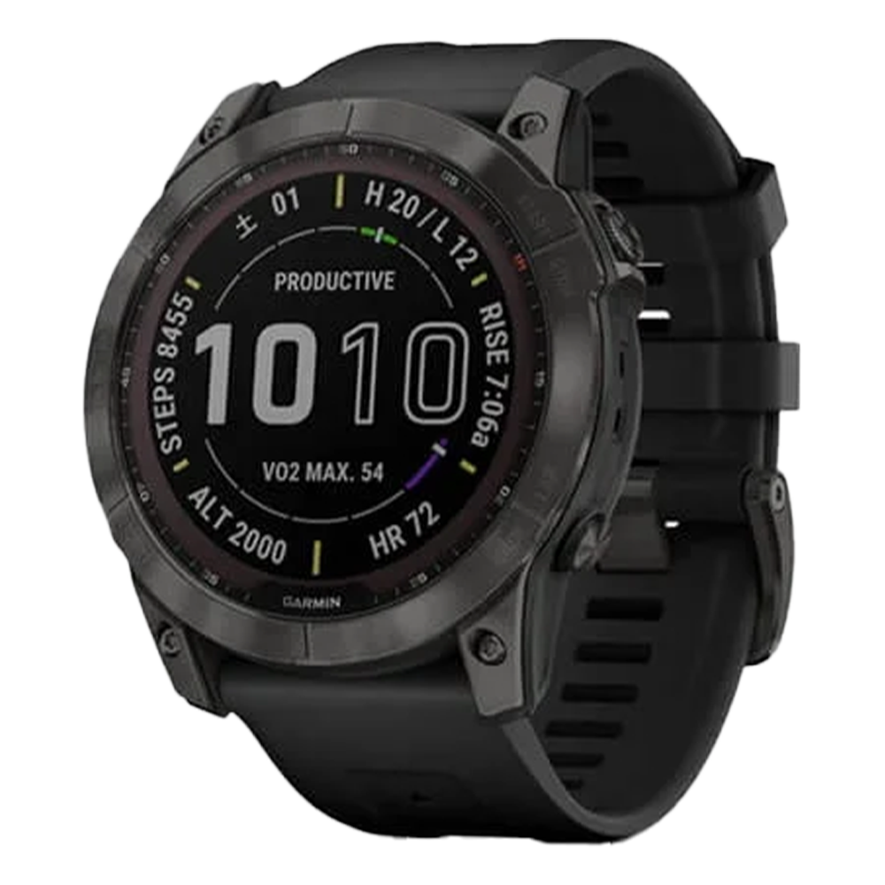 010-02541-31 GARMIN ガーミン フェニックス7X サファイア デュアル パワー ティ カーボングレー DLC ブラック