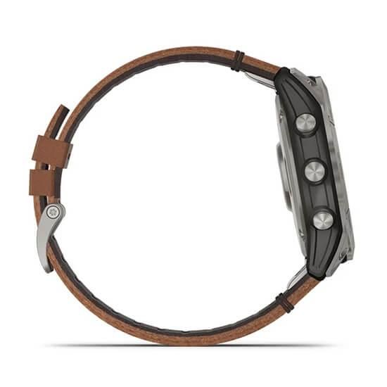 010-02541-39 GARMIN ガーミン フェニックス7X サファイア デュアル パワー ティ チェサスナット レザー バンド