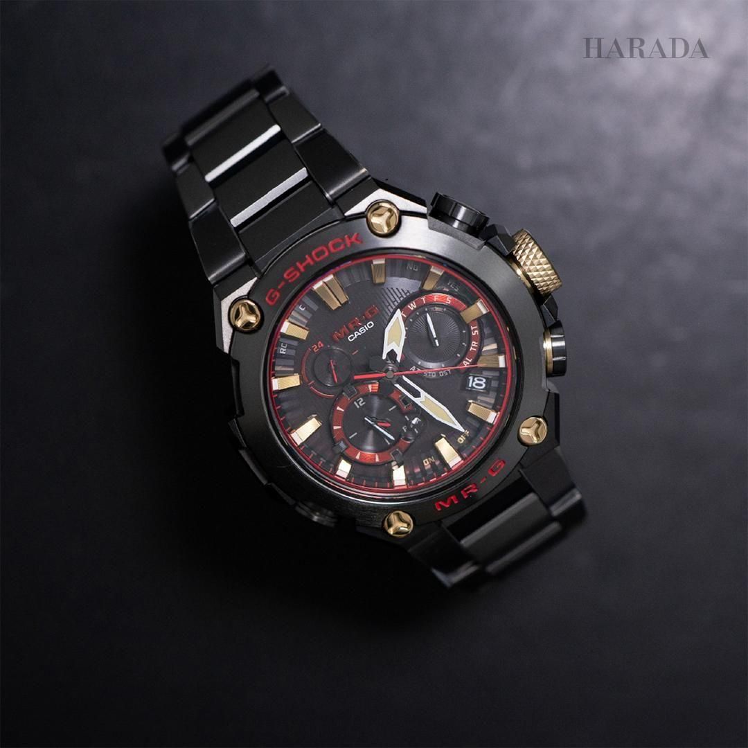 美品 G-SHOCK MRG-B2000B-1A4JR 赤備え MRG-B2000B-1A4JR MR-G MRG-B2000シリーズ「赤備え」｜ジー