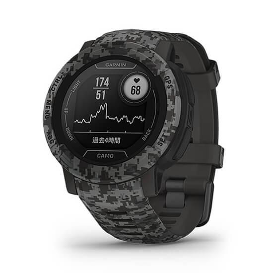010-02626-43 GARMIN ガーミン インスティンクト2 カーモ エディション グラファイト カーモ