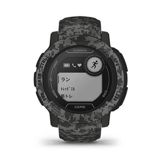 010-02626-43 GARMIN ガーミン インスティンクト2 カーモ エディション グラファイト カーモ