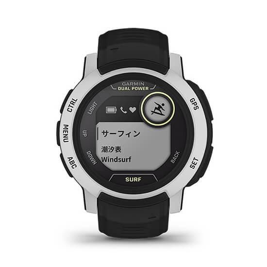 010-02627-45 GARMIN ガーミン インスティンクト2 デュアル パワー サーフ エディション ベル ビーチ