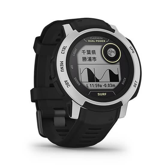 010-02627-45 GARMIN ガーミン インスティンクト2 デュアル パワー サーフ エディション ベル ビーチ