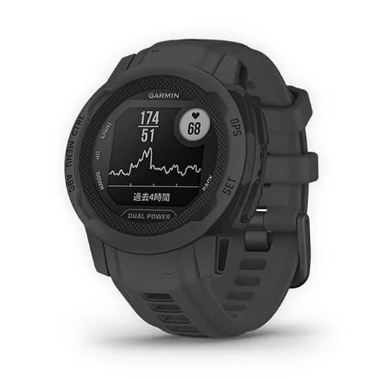 010-02564-40 GARMIN ガーミン インスティンクト 2S デュアル パワー グラファイト