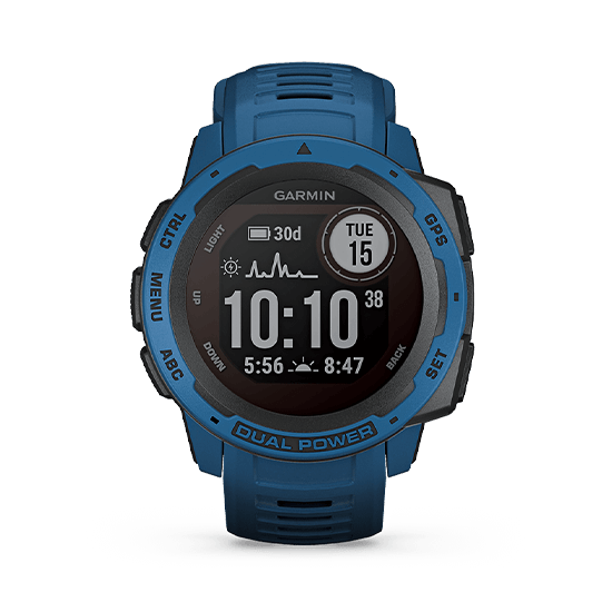 010-02293-35 GARMIN ガーミン インスティンクト デュアル パワー タイダル ブルー