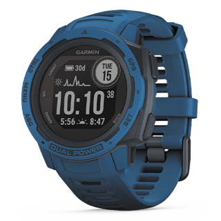 010-02293-35 GARMIN ガーミン インスティンクト デュアル パワー タイダル ブルー