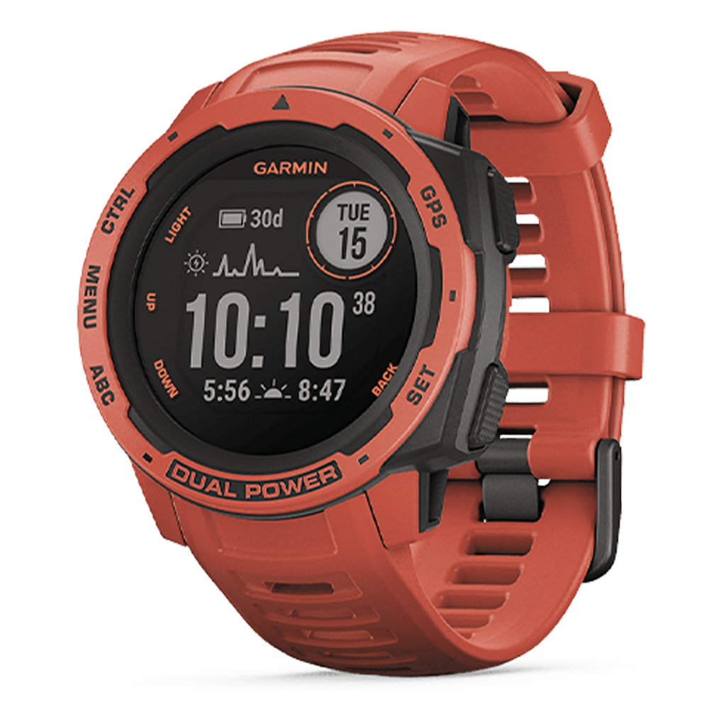 010-02293-70 GARMIN ガーミン インスティンクト デュアル パワー フレーム レッド