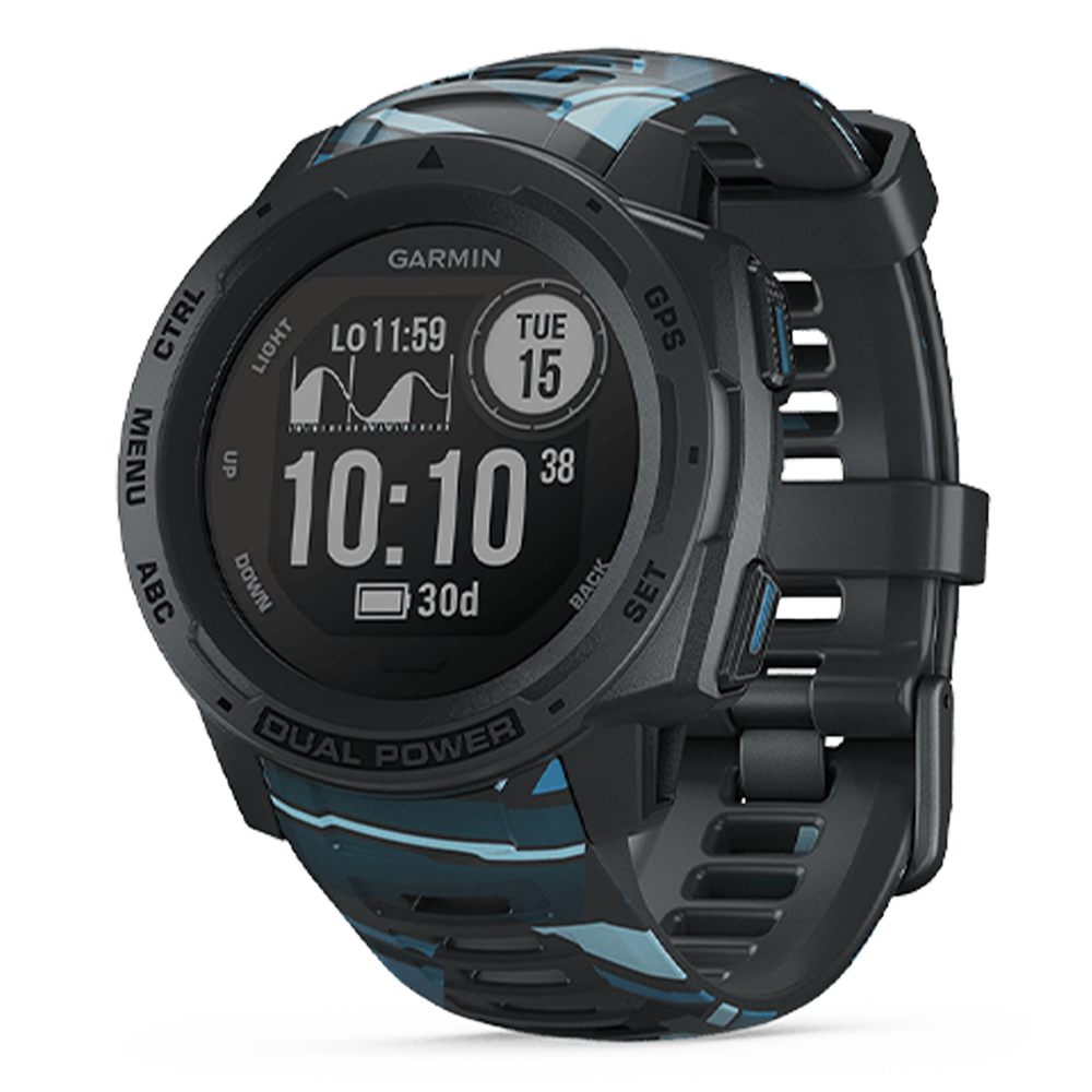 010-02293-58 GARMIN ガーミン インスティンクト デュアル パワー サーフ エディション パイプライン