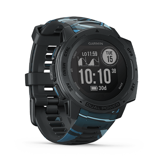 010-02293-58 GARMIN ガーミン インスティンクト デュアル パワー サーフ エディション パイプライン