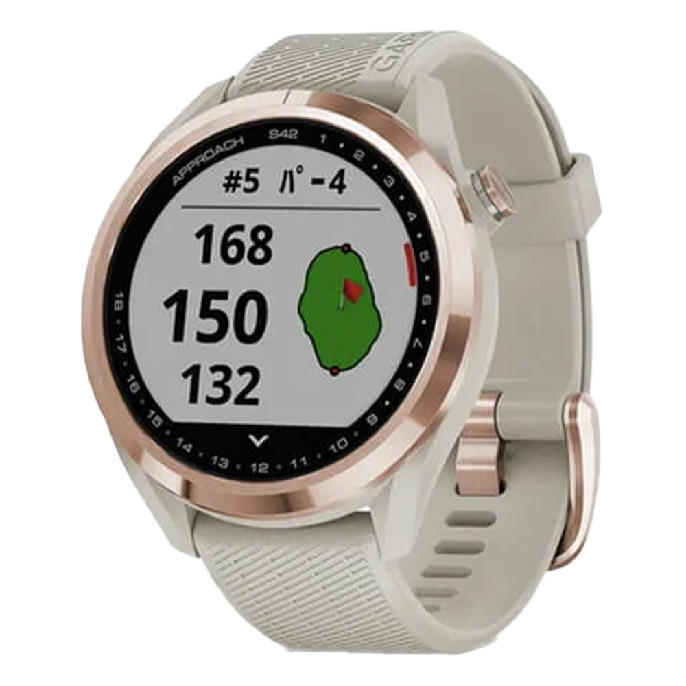 010-02572-22 GARMIN ガーミン アプローチ S42 ライトサンド / ローズゴールド