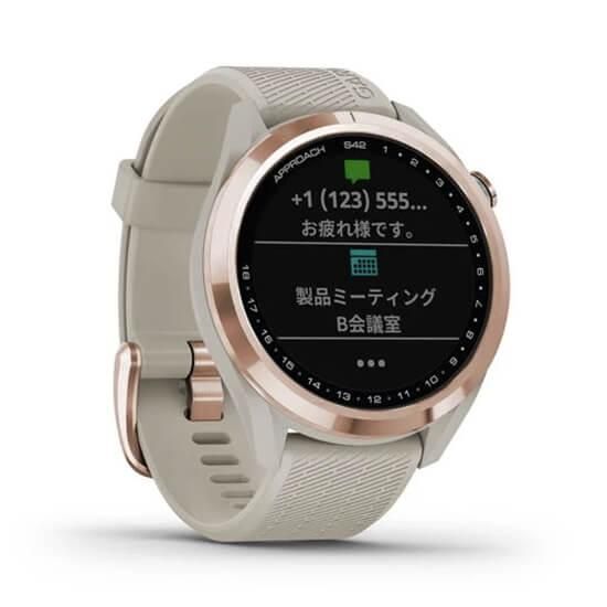 010-02572-22 GARMIN ガーミン アプローチ S42 ライトサンド / ローズゴールド
